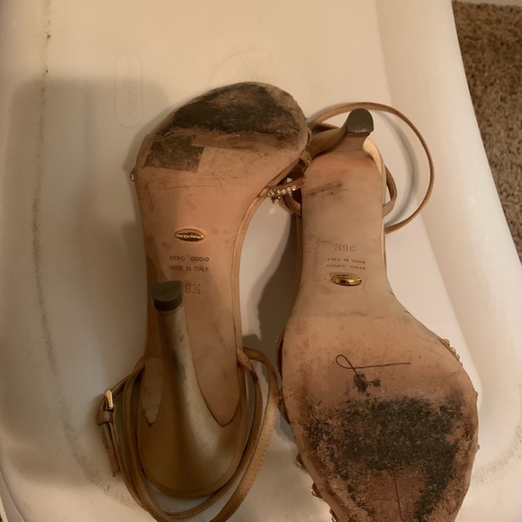 Sergio Rossi Crystal Embellished Strappy Sandals - Picture 14 of 15